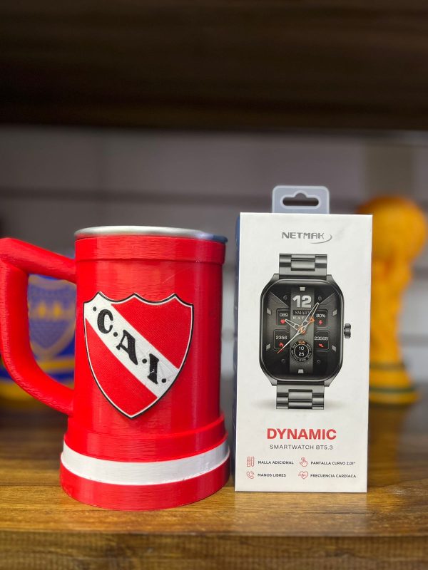 Taza Independiente + Reloj