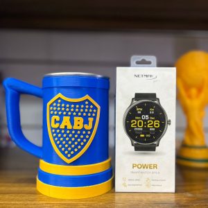 Taza Boca + Reloj