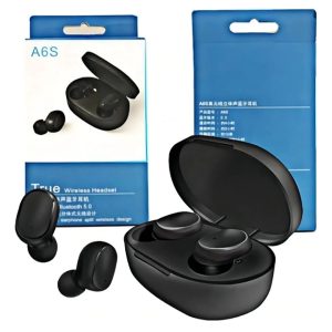 Auriculares In-ear Inalámbricos Bluetooth A6s Negro Zhome
