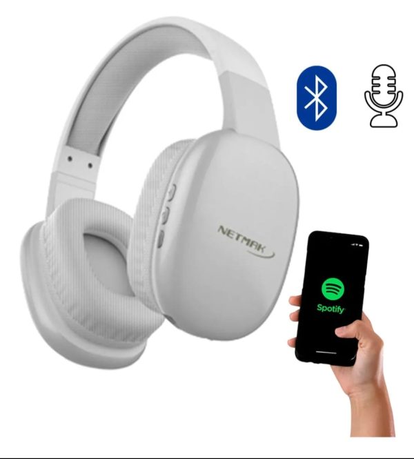 Auricular Inalámbrico Dual Bluetooth Netmak Nm-volt