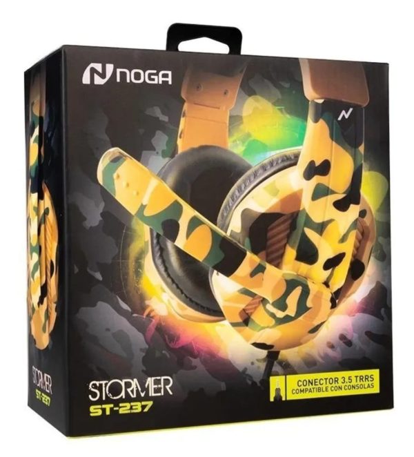 Auriculares Gamer Con Microfono Ps4 Pc Camuflado