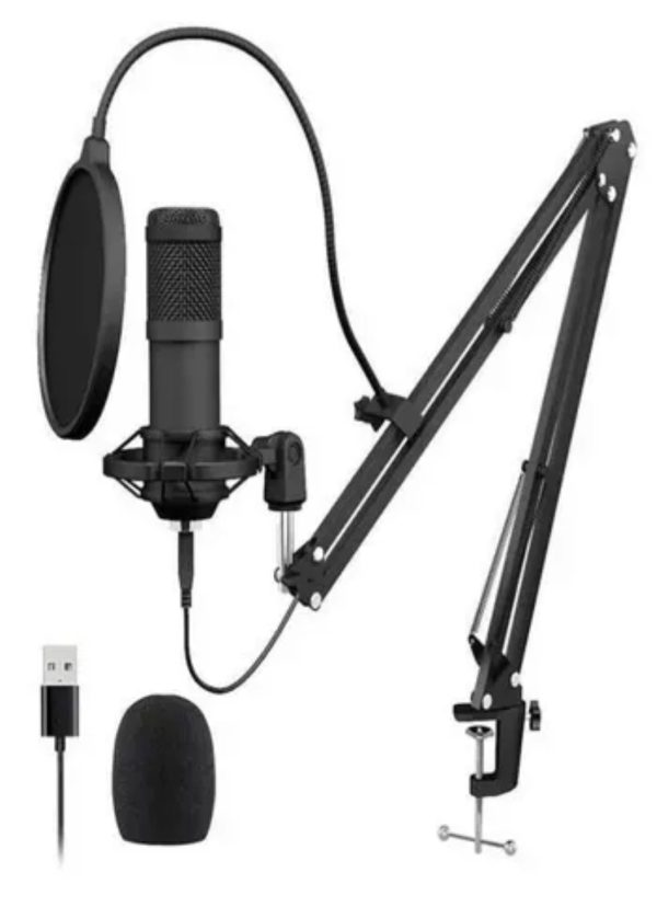 Micrófono Njoytech NJ-MIC204W Condensador