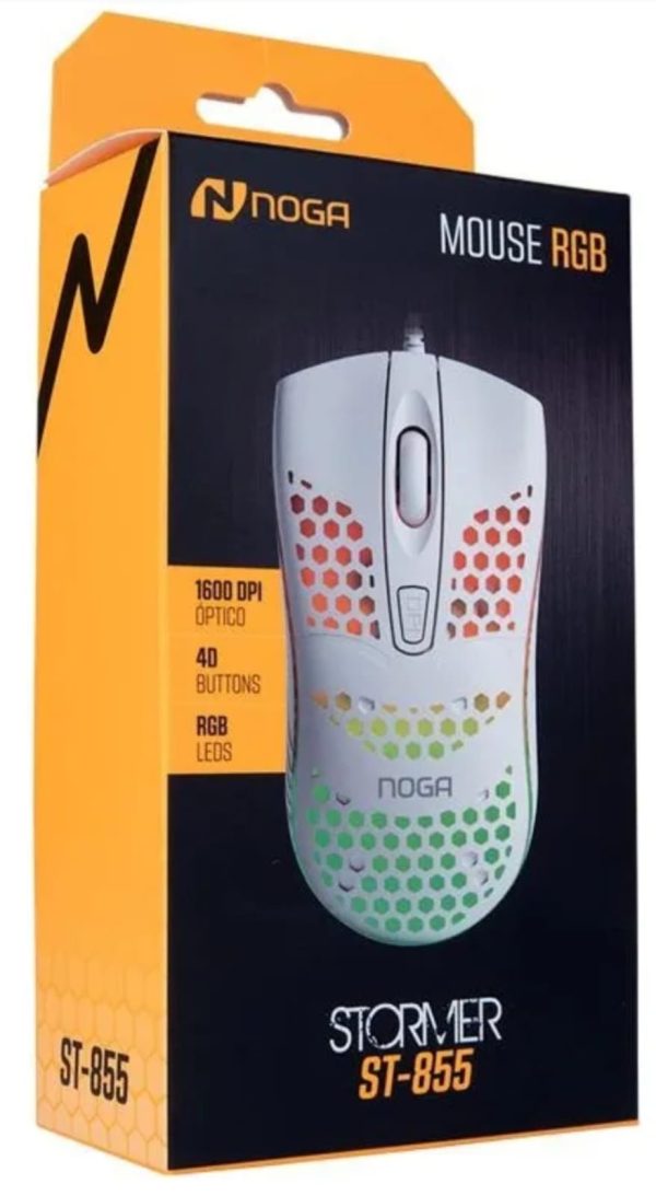 Mouse Gamer Xtrfy M4 Rgb White 16000 Dpi