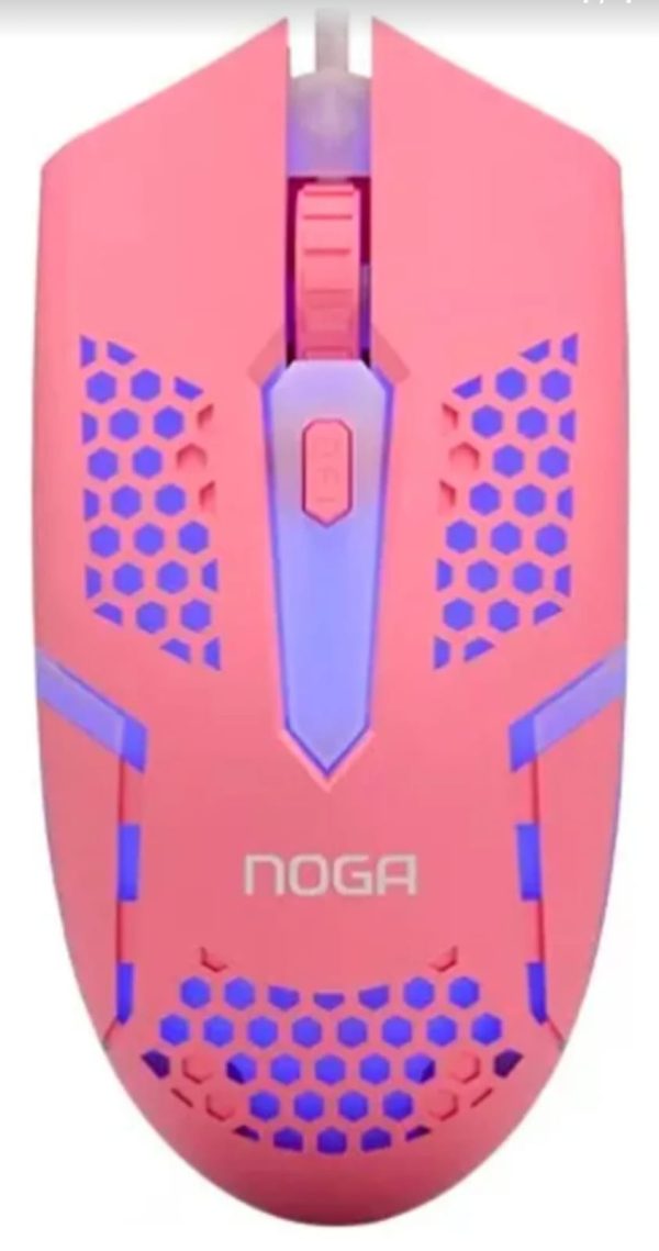 Ratón Gamer Dragon War Light 2400 dpi Rosa Mgdwl3 ELG