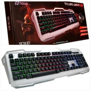 Teclado Fedarfox, Negro/con Cable/delgado/con Mouse