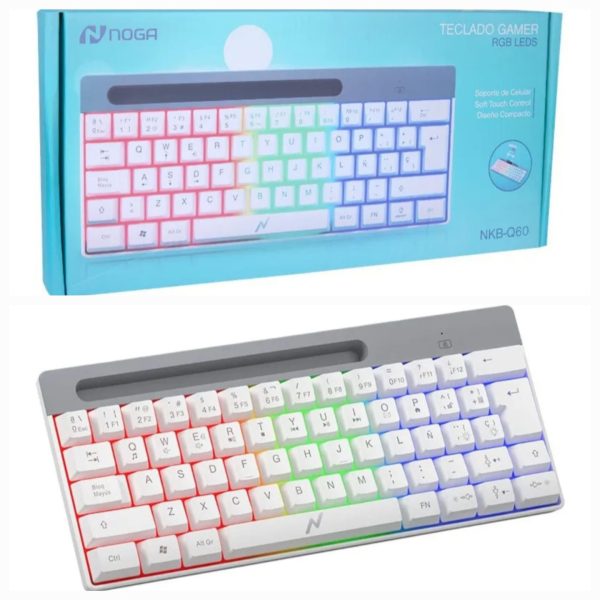 Teclado Gamer Usb Rgb Noga Nkb-q60