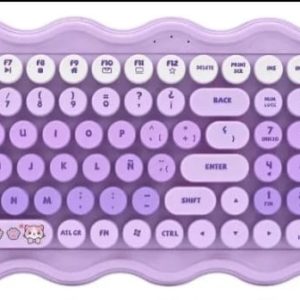 Kit Teclado Mouse As-212 Gato Recargable Inalámbrico
