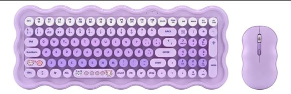 Kit Teclado Mouse As-212 Gato Recargable Inalámbrico
