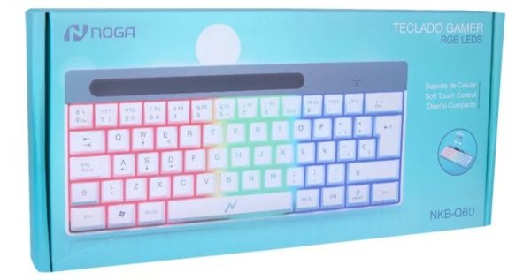 Teclado NOGA Gamer LED NKB-K10 con iluminación
