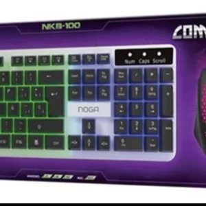 Kit Teclado + Mouse Gamer Noga Nkb-100 Retroiluminado