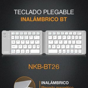 Teclado Plegable Bluetooth Para Android iPhone Pc Mac