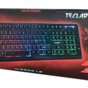 Teclado Retroiluminado Pc Usb Led Noga 5020