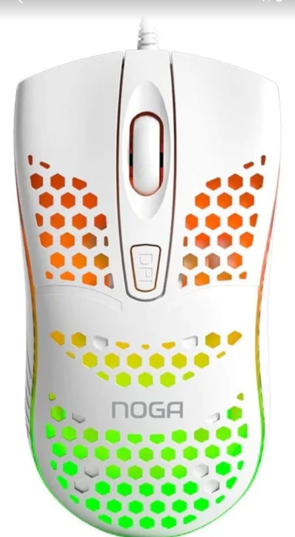 Mouse Gamer Redragon Storm Elite M988 White Blanco Rgb