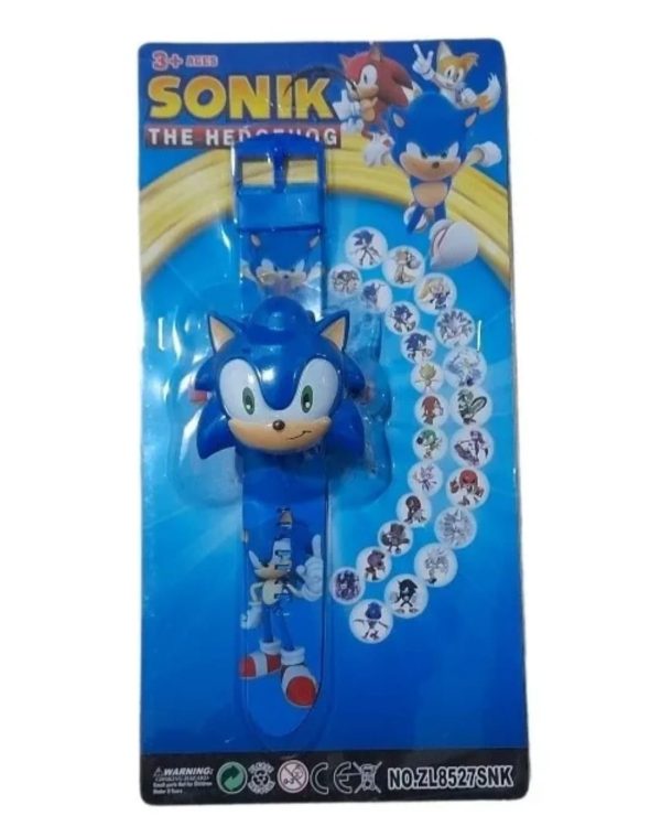 Reloj Proyector Sonic Niño Juguete Digital