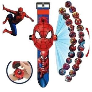 Reloj Spiderman Proyector Infantil Juguete