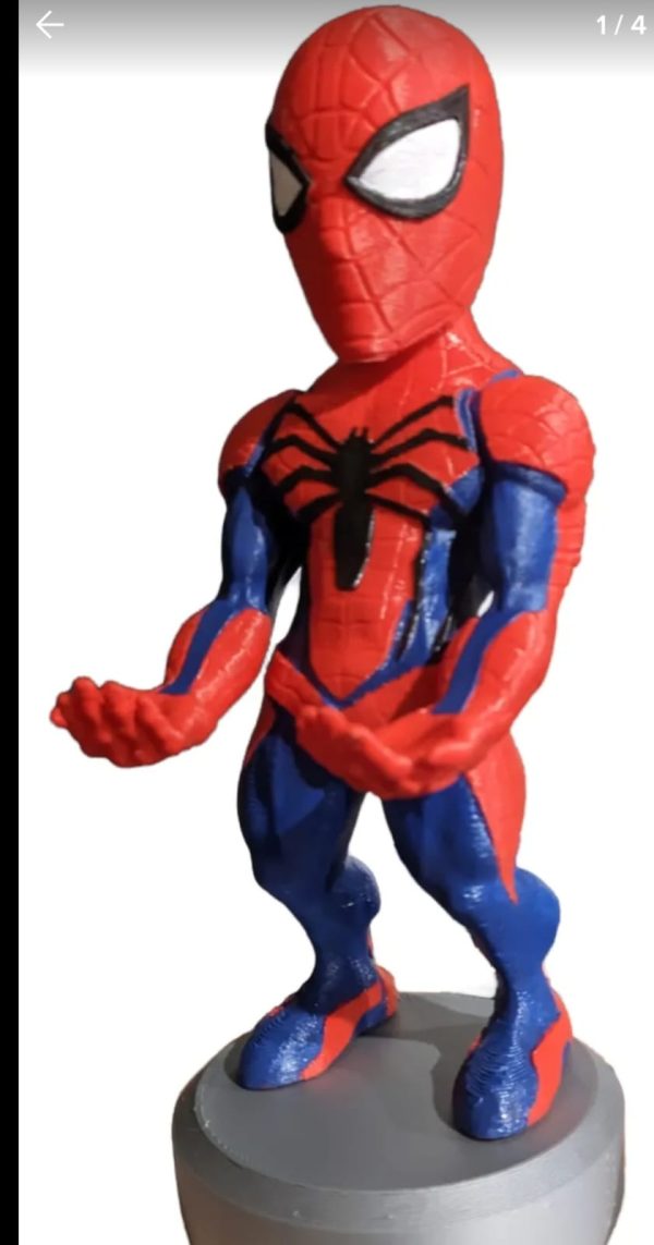 Soporte Joystick Spiderman Marvel 3d Gamer