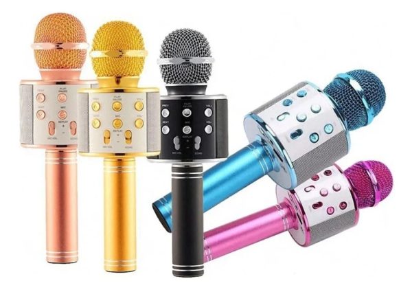 Micrófonos inalámbricos Bluetooth Karaoke Reporter