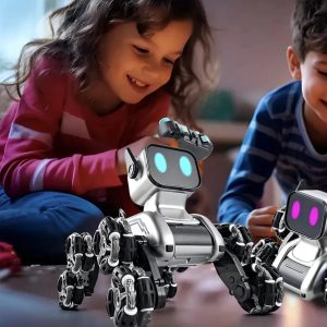 Perro Robot Acrobático Control Remoto Juguete Luz Sonido 2