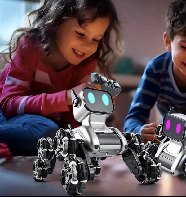 Perro Robot Acrobático Control Remoto Juguete Luz Sonido 2
