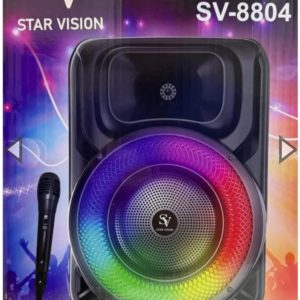 Parlante Portatil De 8 Star Vision Sv-8804 Negro
