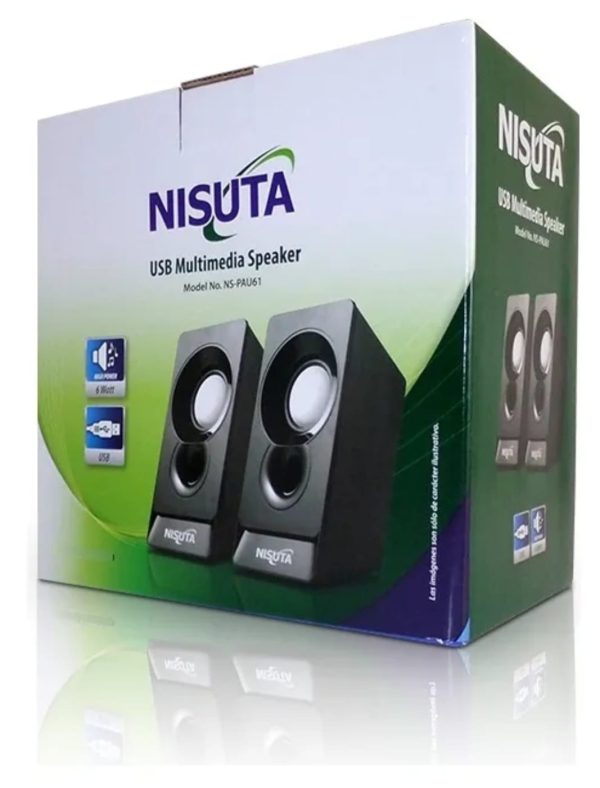 Parlante Usb Nisuta Subwoofer 2.1 Pc Notebook 13w