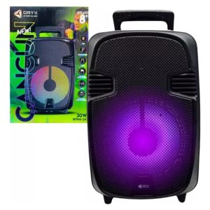 Parlante Portatil Bluetooth C/ Microfono 8 Pulgadas Negro